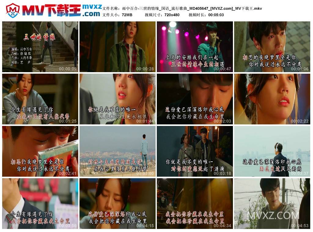 雨中百合-三世的情缘_国语_流行歌曲_MD405647